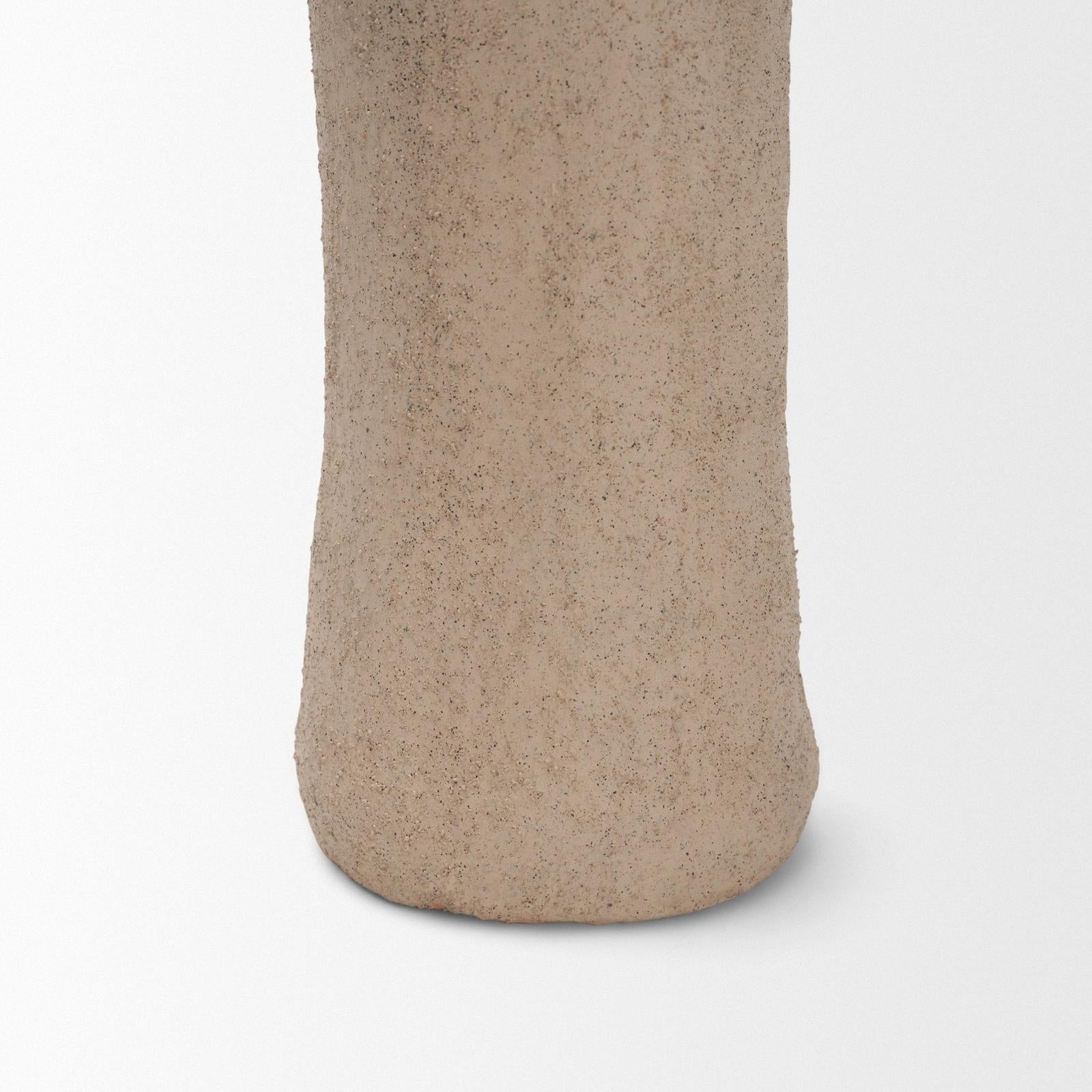 Mercana Runa Ceramic Rustic Decorative Bottle