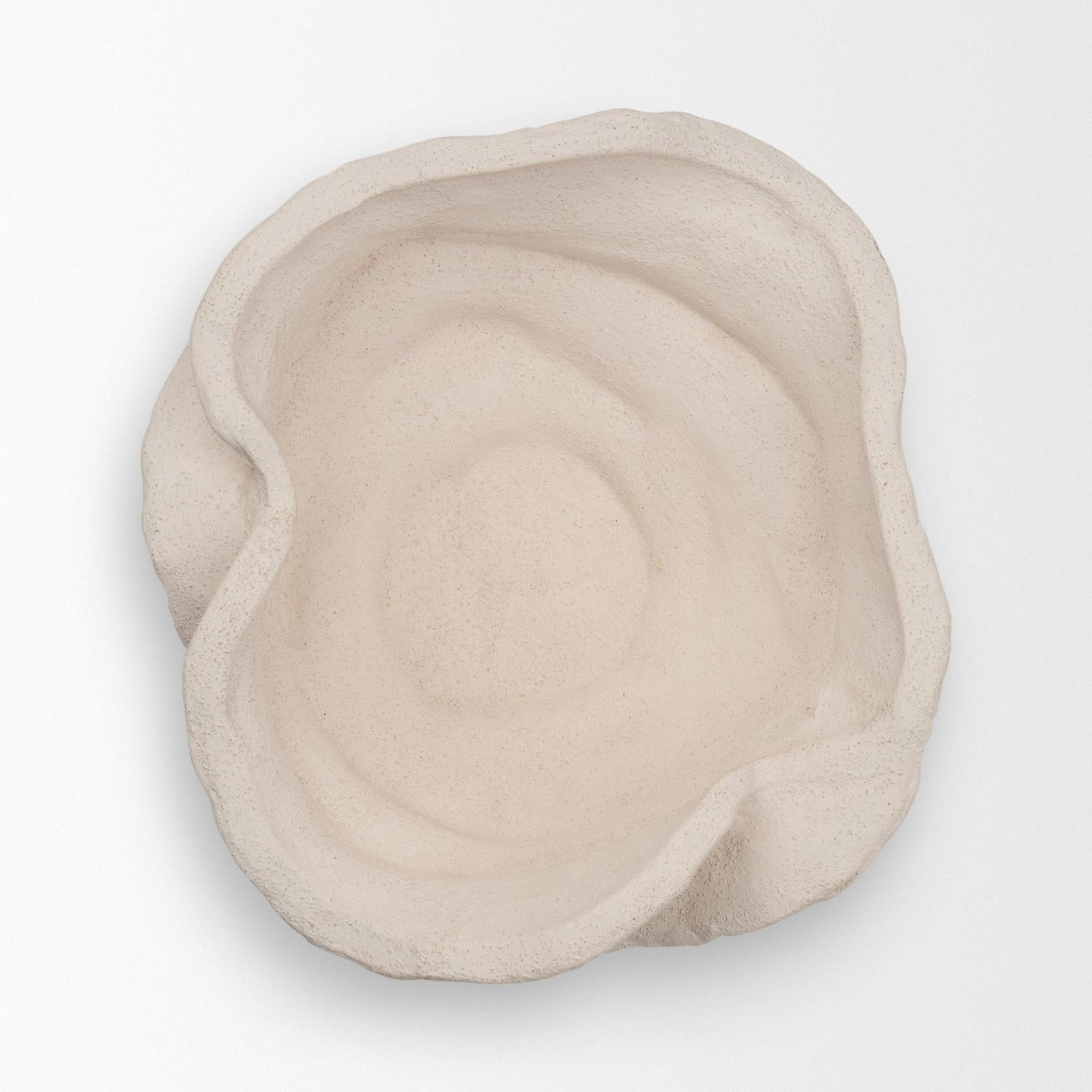 Mercana Scala Textured Ceramic Organic Forms Decorative Bowl