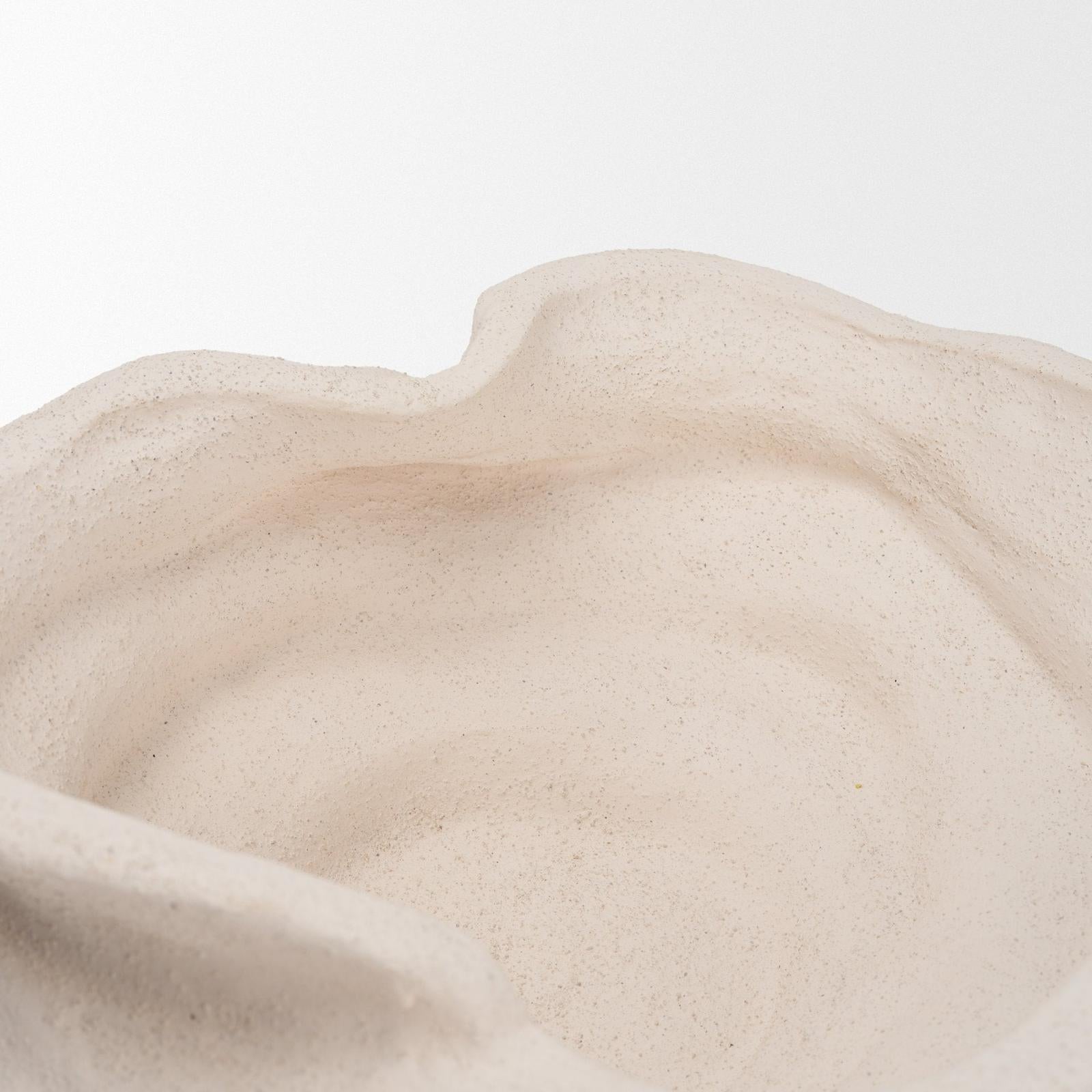 Mercana Scala Textured Ceramic Organic Forms Decorative Bowl