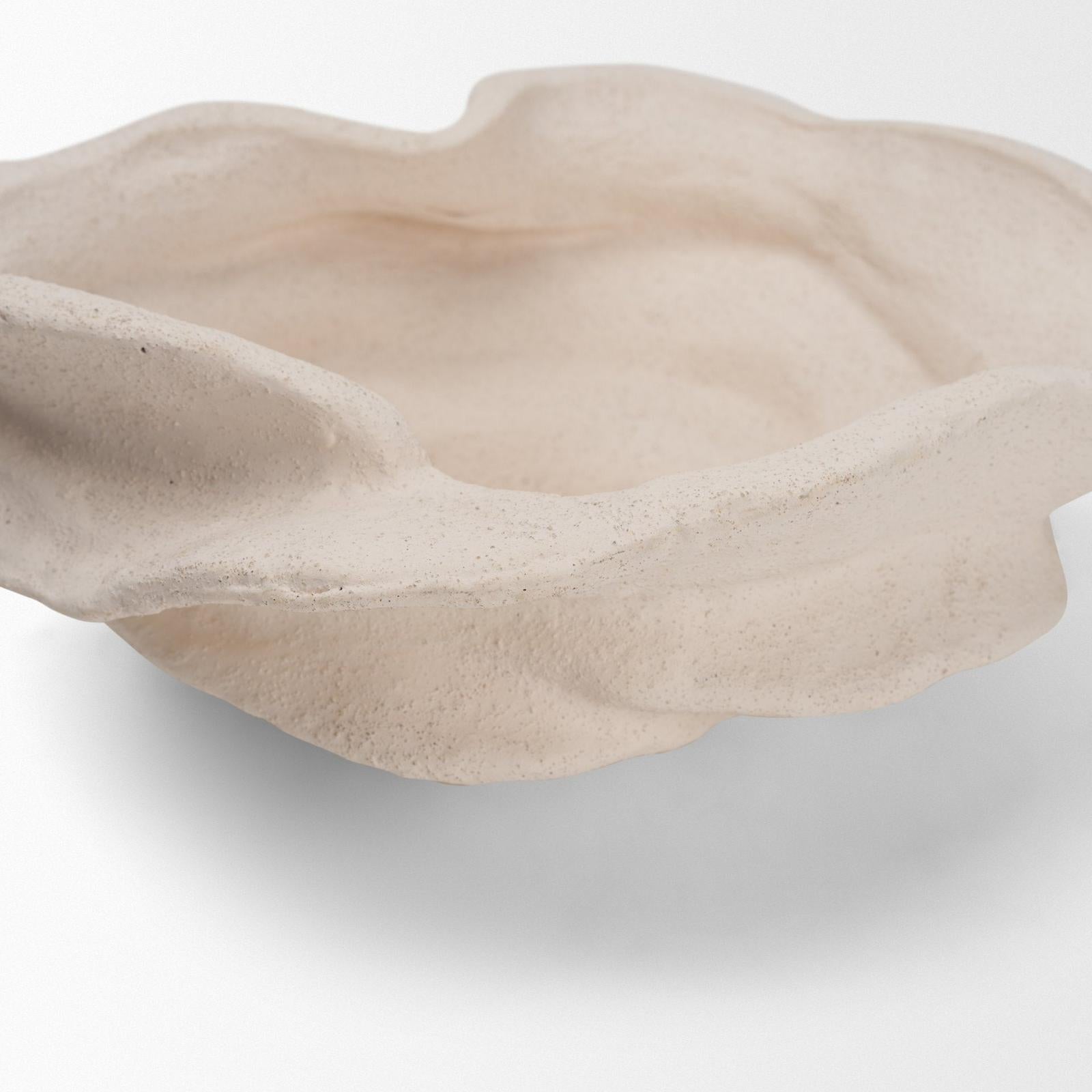 Mercana Scala Textured Ceramic Organic Forms Decorative Bowl