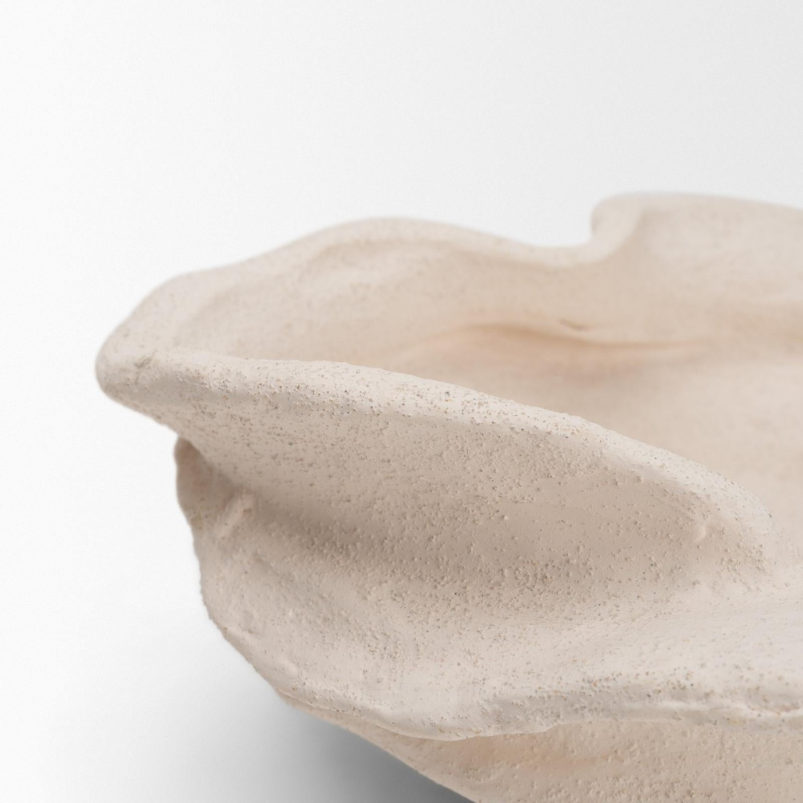 Mercana Scala Textured Ceramic Organic Forms Decorative Bowl