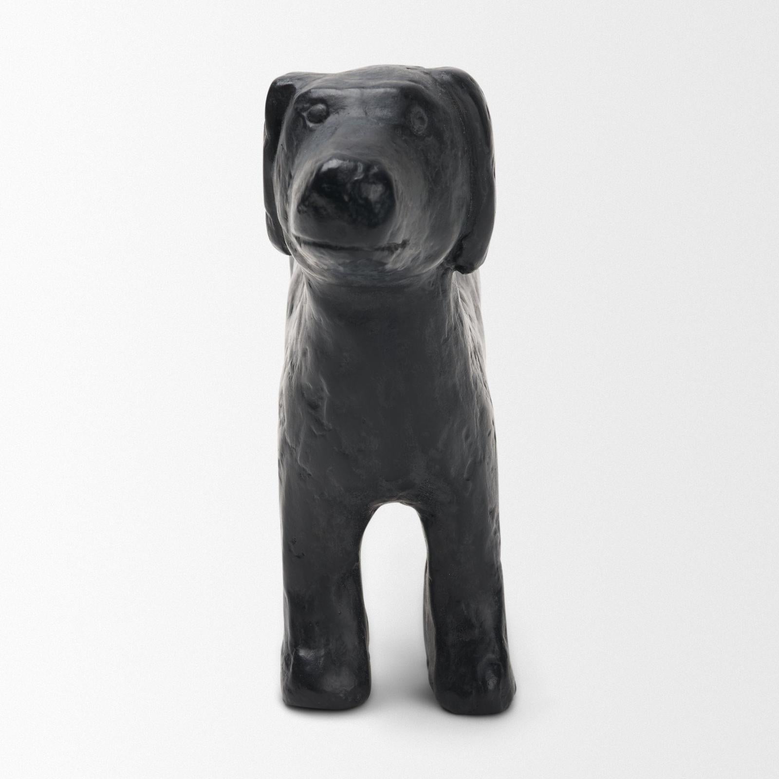 Mercana Dash Long Black Metal Dachshund Dog Object