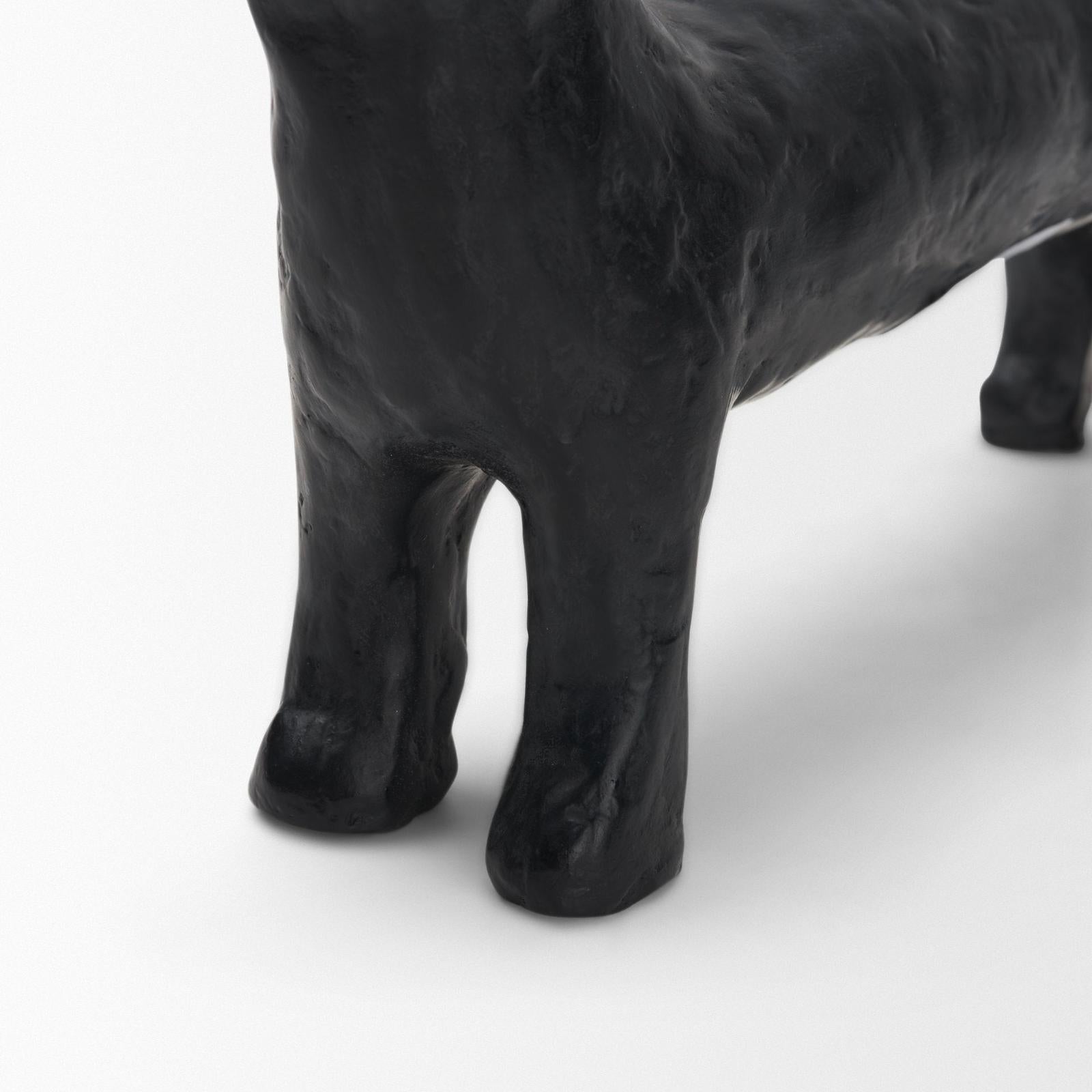 Mercana Dash Long Black Metal Dachshund Dog Object