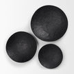 Mercana Patera Hammered Iron Metal Decorative Bowls - Set of 3