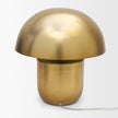 Mercana Orlo Gold Metal Mushroom Table Lamp