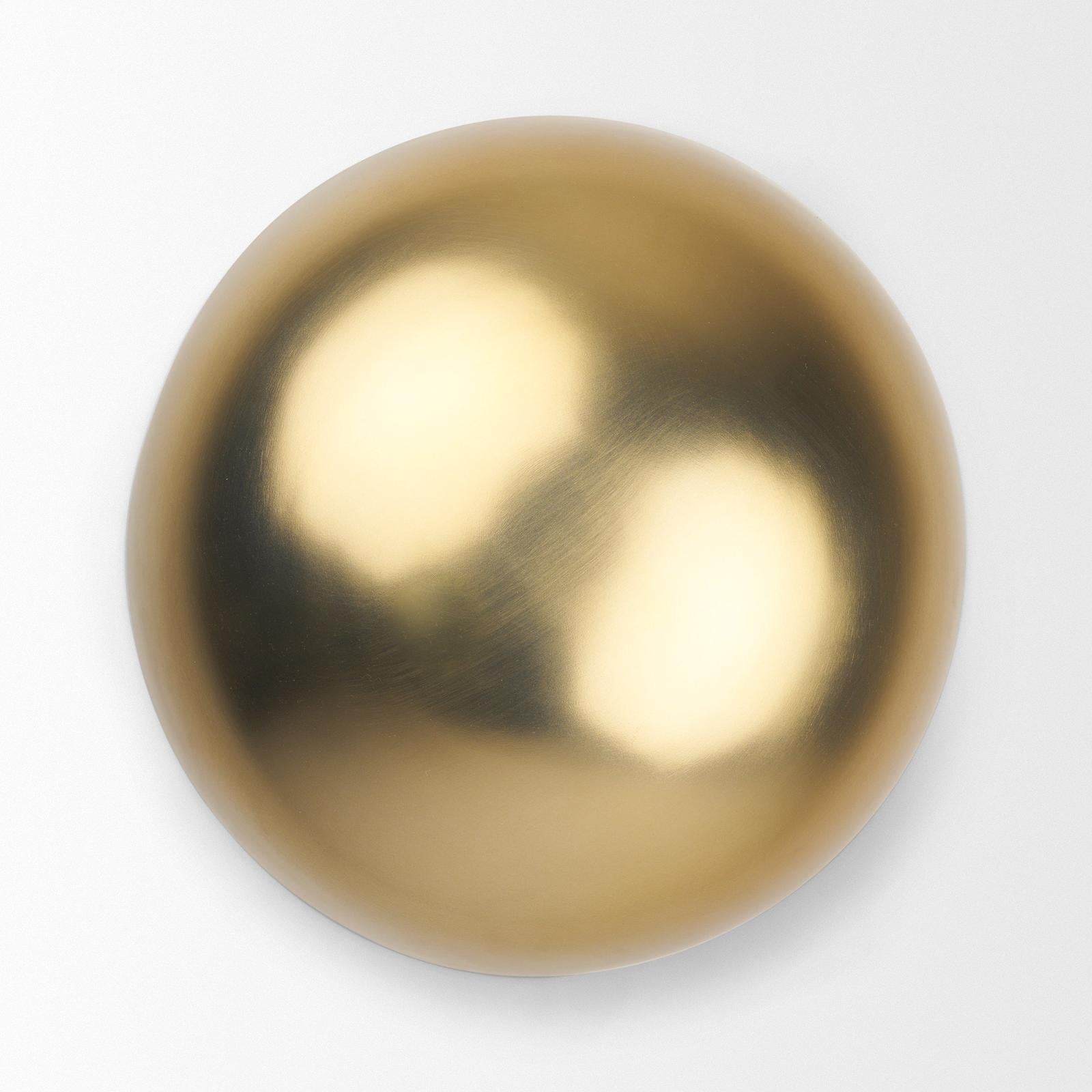 Mercana Orlo Gold Metal Mushroom Table Lamp