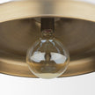 Mercana Keller Antiqued Brass Metal 1-Light Pendant