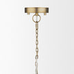 Mercana Keller Antiqued Brass Metal 1-Light Pendant