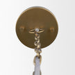 Mercana Keller Antiqued Brass Metal 1-Light Pendant