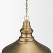 Mercana Keller Antiqued Brass Metal 1-Light Pendant