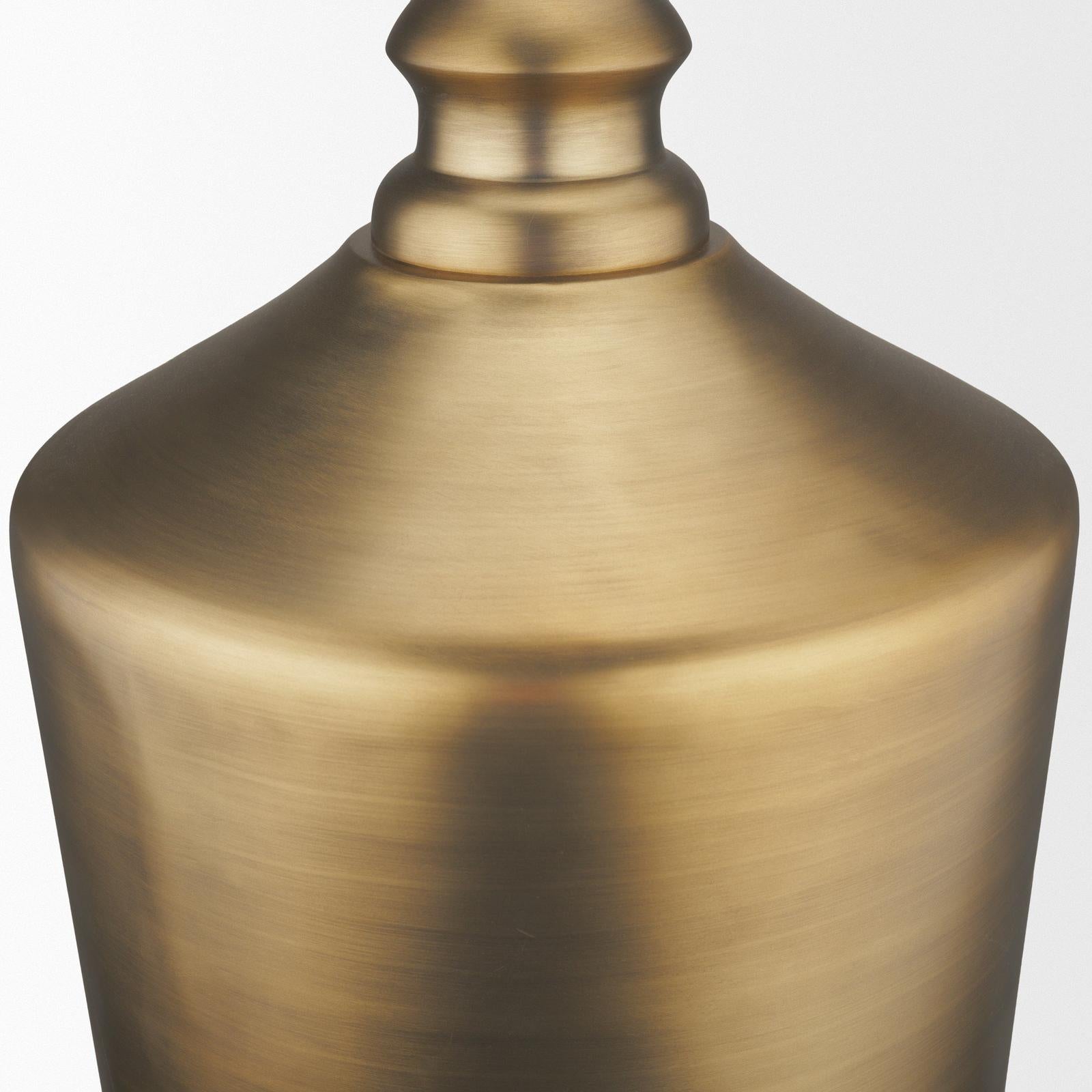 Mercana Keller Antiqued Brass Metal 1-Light Pendant