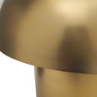 Mercana Orlo Gold Metal Mushroom Table Lamp