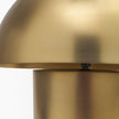 Mercana Orlo Gold Metal Mushroom Table Lamp