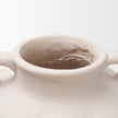 Mercana Syros Twisted Cream Ceramic Urn Vase