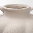 Mercana Syros Twisted Cream Ceramic Urn Vase