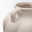 Mercana Syros Twisted Cream Ceramic Urn Vase