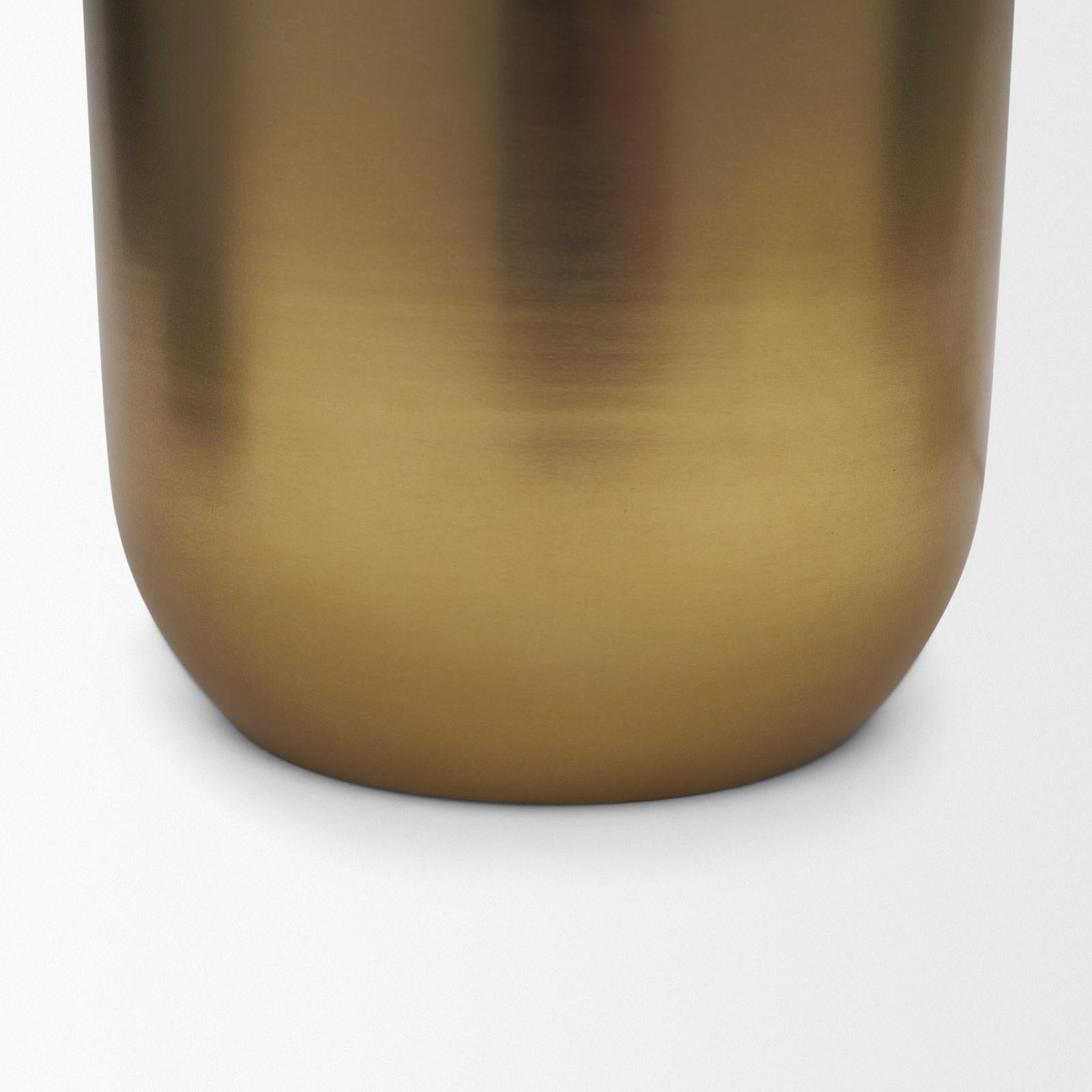 Mercana Orlo Gold Metal Mushroom Table Lamp