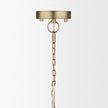 Mercana Keller Antiqued Brass Metal 1-Light Pendant