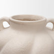 Mercana Syros Twisted Cream Ceramic Urn Vase