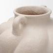 Mercana Syros Twisted Cream Ceramic Urn Vase