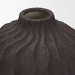 Mercana Tidal Ceramic Rippled Decorative Vase