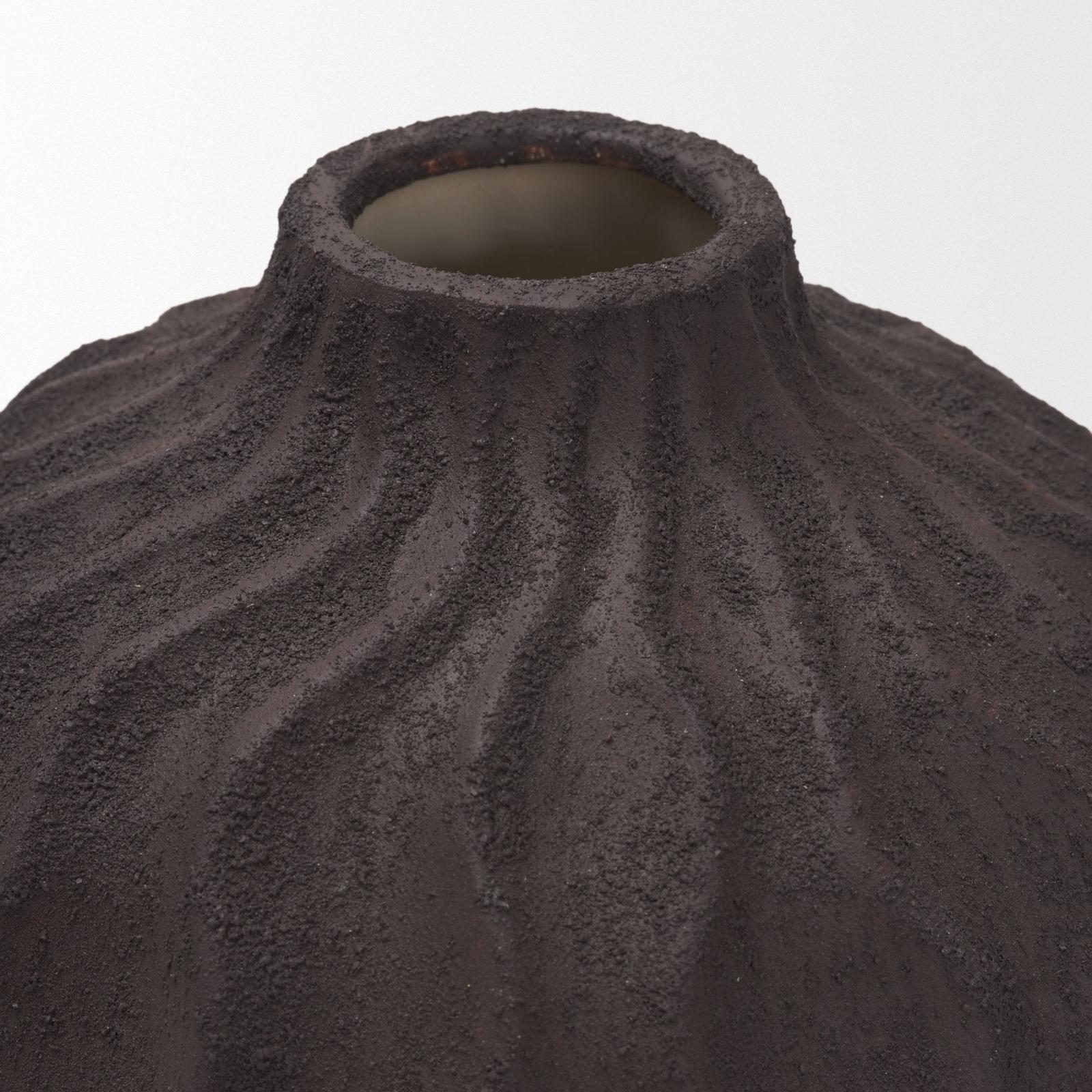 Mercana Tidal Ceramic Rippled Decorative Vase