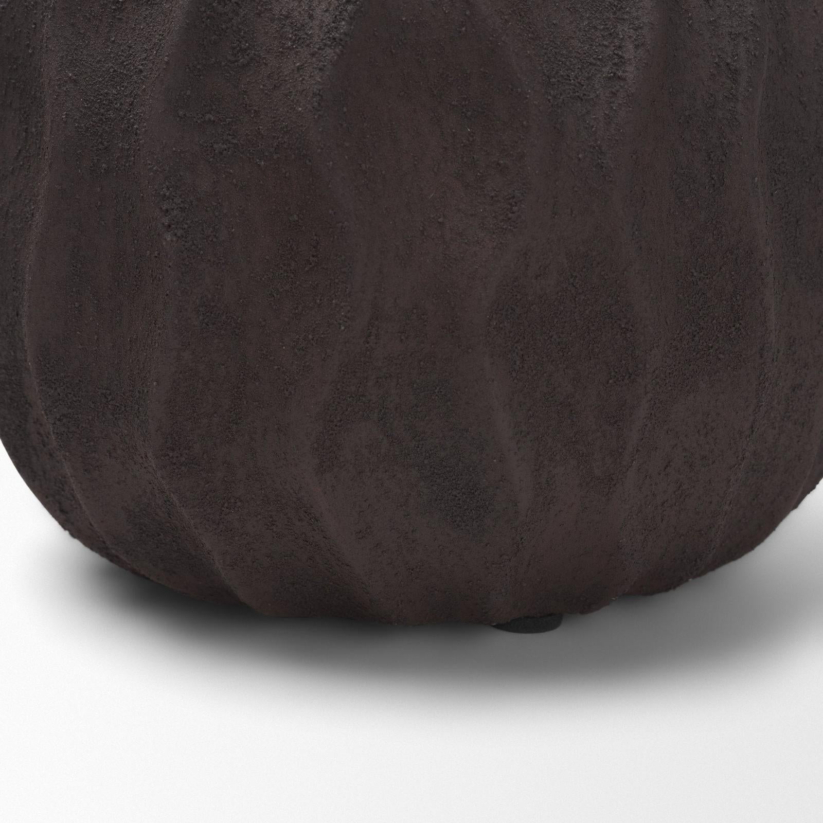 Mercana Tidal Ceramic Rippled Decorative Vase