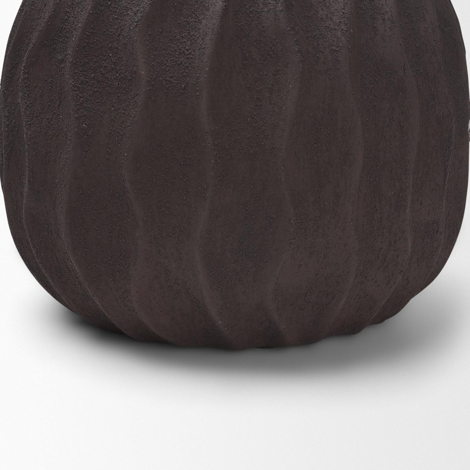 Mercana Tidal Ceramic Rippled Decorative Vase
