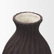 Mercana Tidal Ceramic Rippled Decorative Vase
