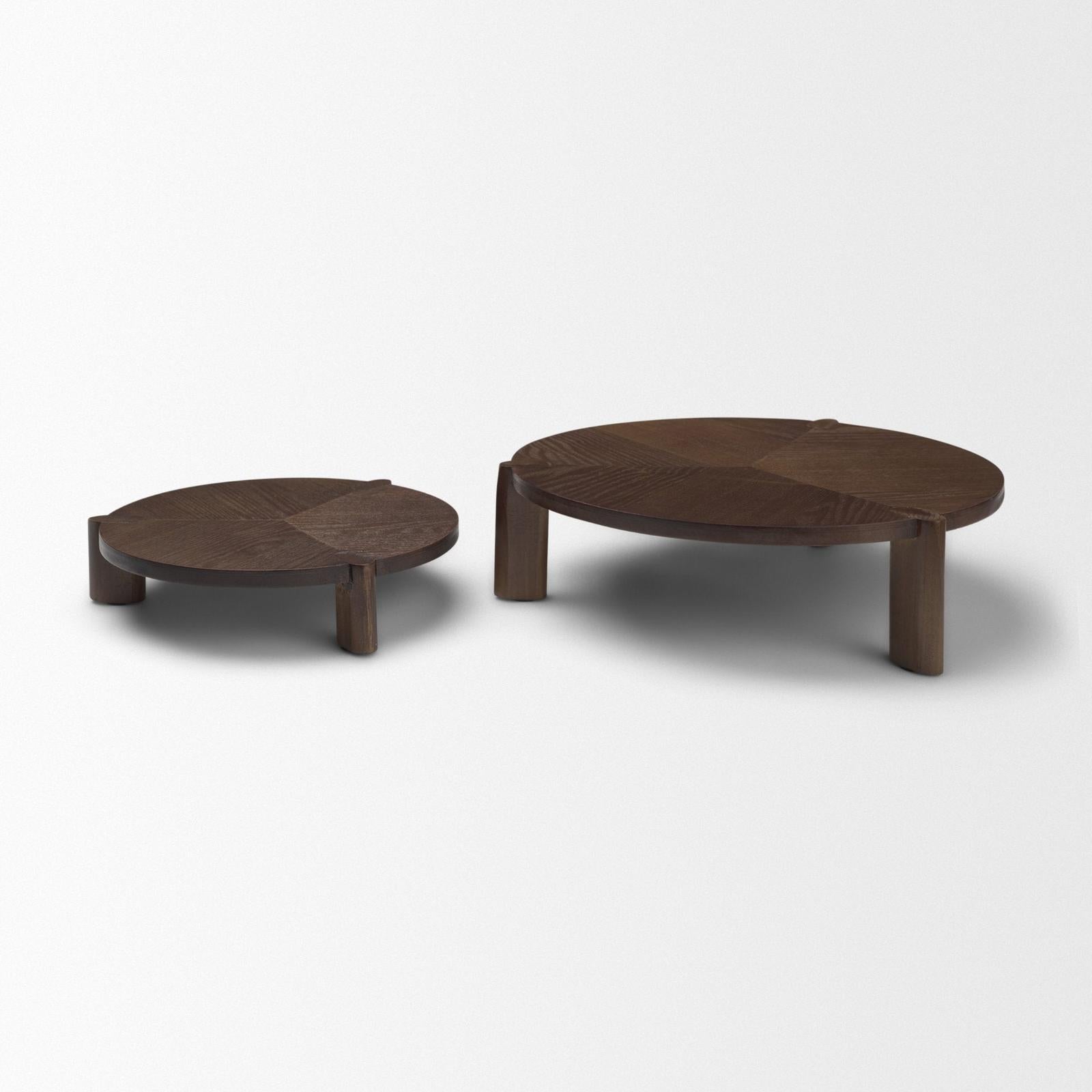 Mercana Stow Walnut Wood Risers - Set of 2