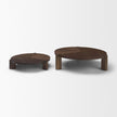 Mercana Stow Walnut Wood Risers - Set of 2