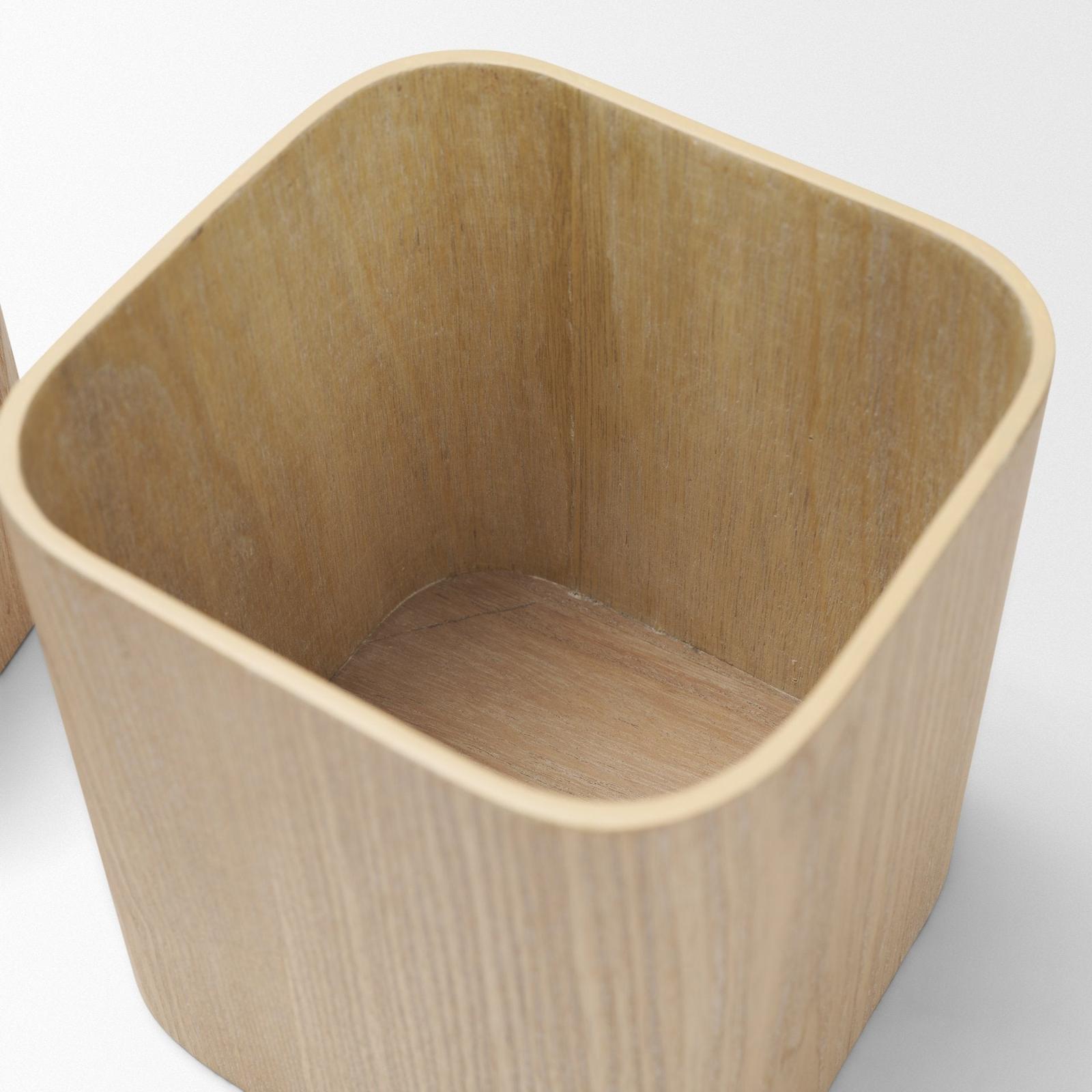 Mercana Benton Wood w/ Brass Handle Decorative Box Set