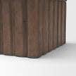 Mercana Strata Fluted Walnut Wood Decorative Box Set