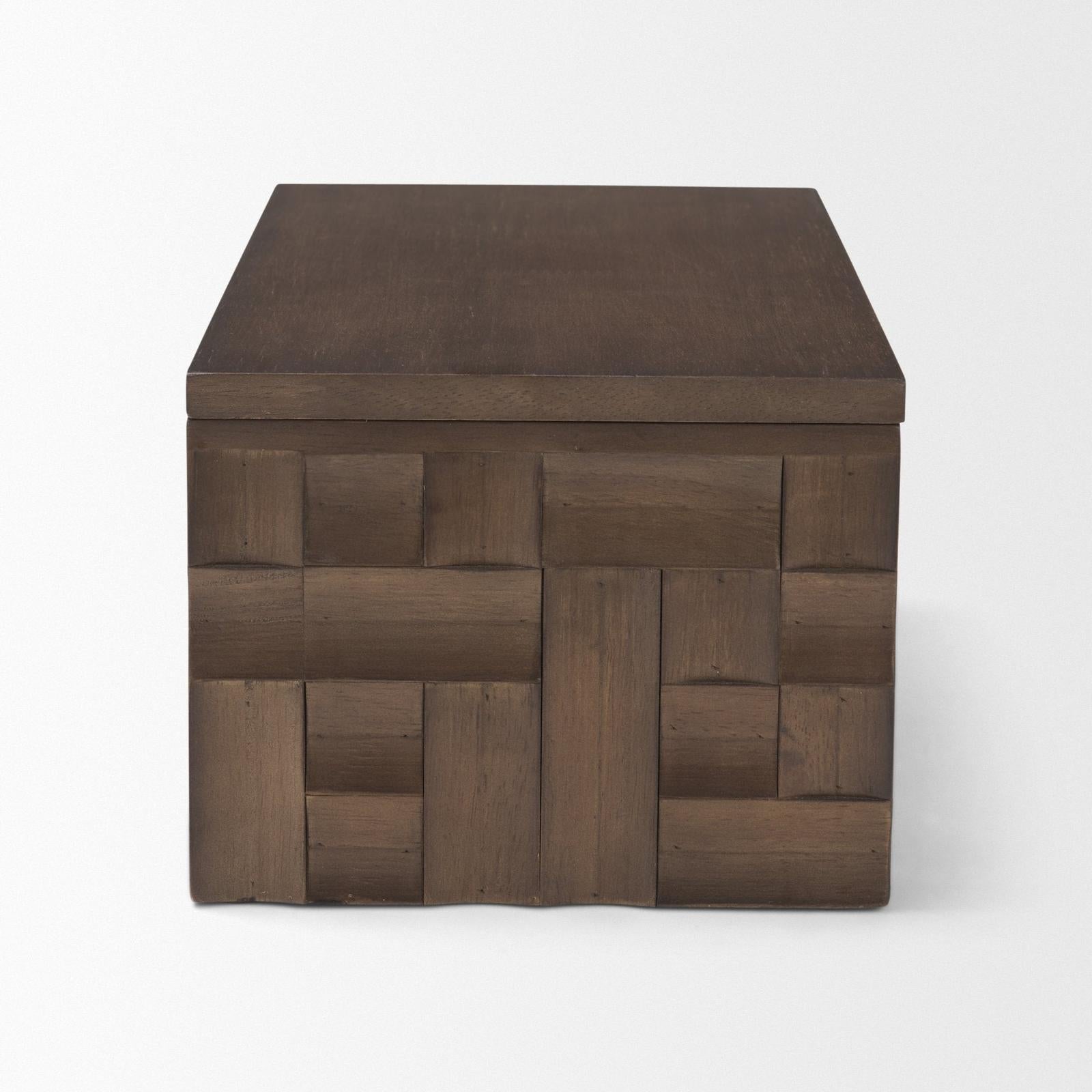 Mercana Vesta Walnut Wood Decorative Box