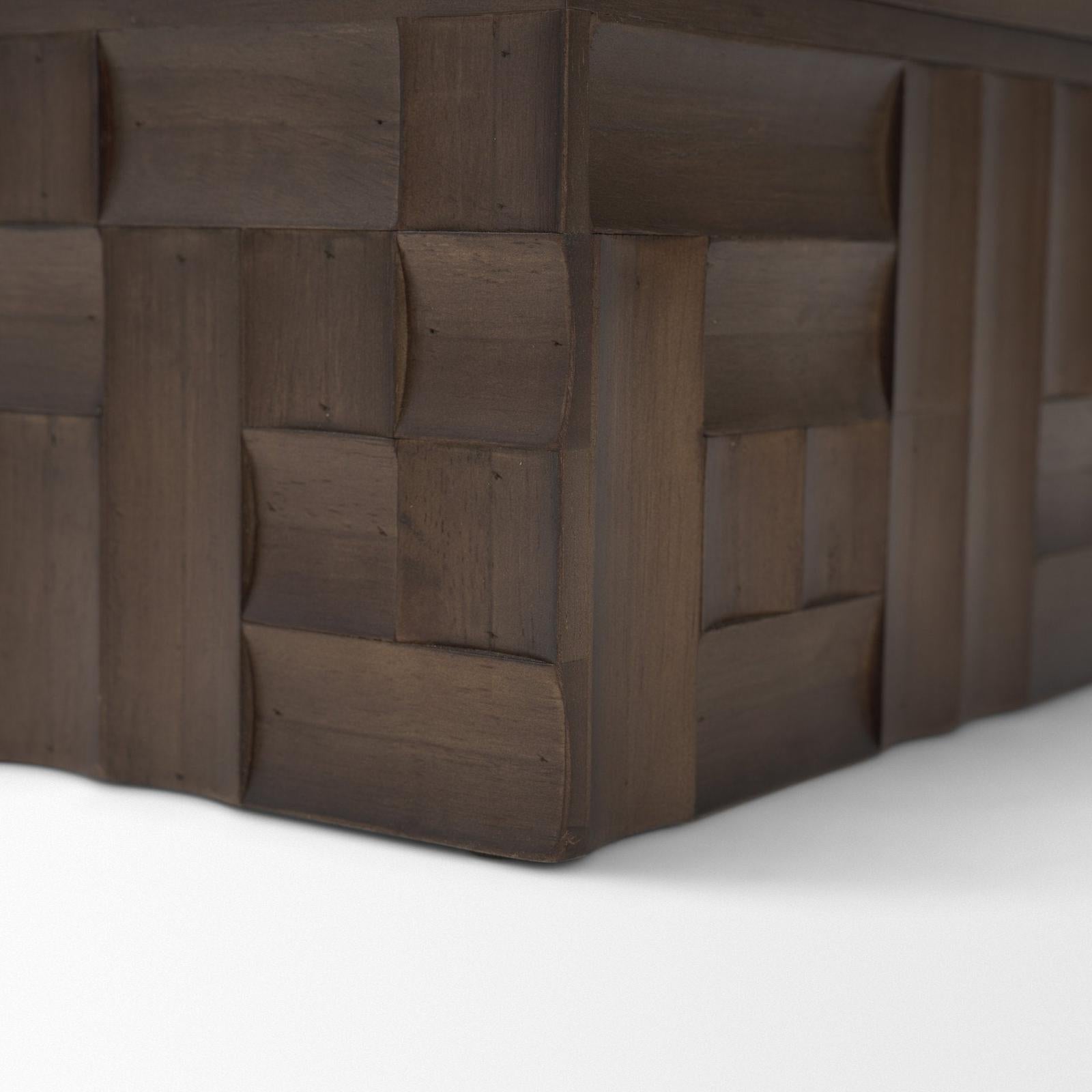 Mercana Vesta Walnut Wood Decorative Box