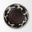 Mercana Bosma Black and Cream Ceramic Urn