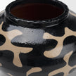 Mercana Bosma Black and Cream Ceramic Urn