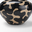 Mercana Bosma Black and Cream Ceramic Urn