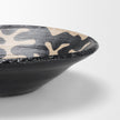 Mercana Bosma Black and Cream Ceramic Decorative Bowl
