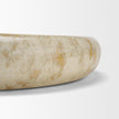 Mercana Ophelia Cream and Beige Glazed Terracotta Decorative Bowl