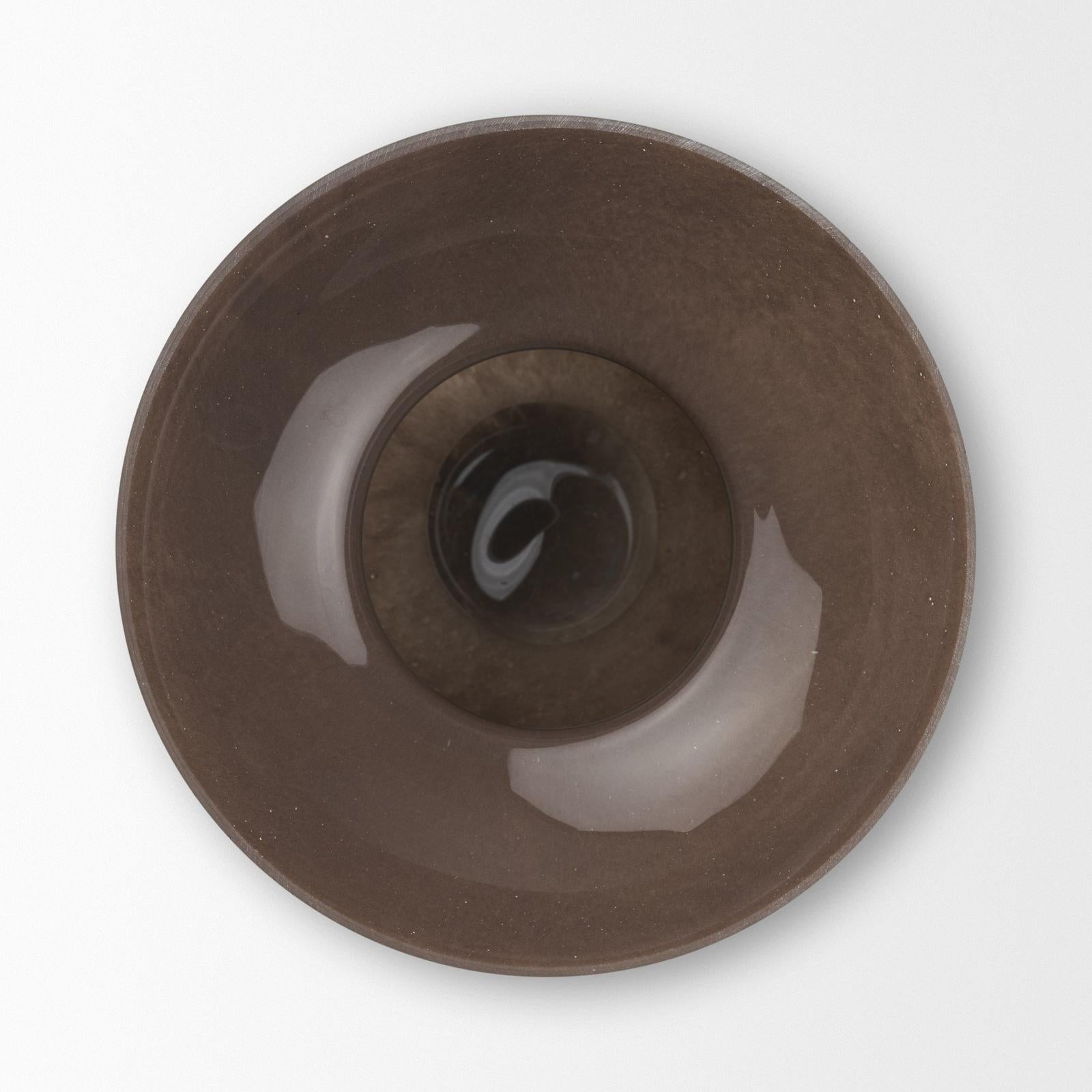 Mercana Bruna Brown Glass Vase