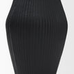 Mercana Patine Wide Metal Fluted Decorative Vase