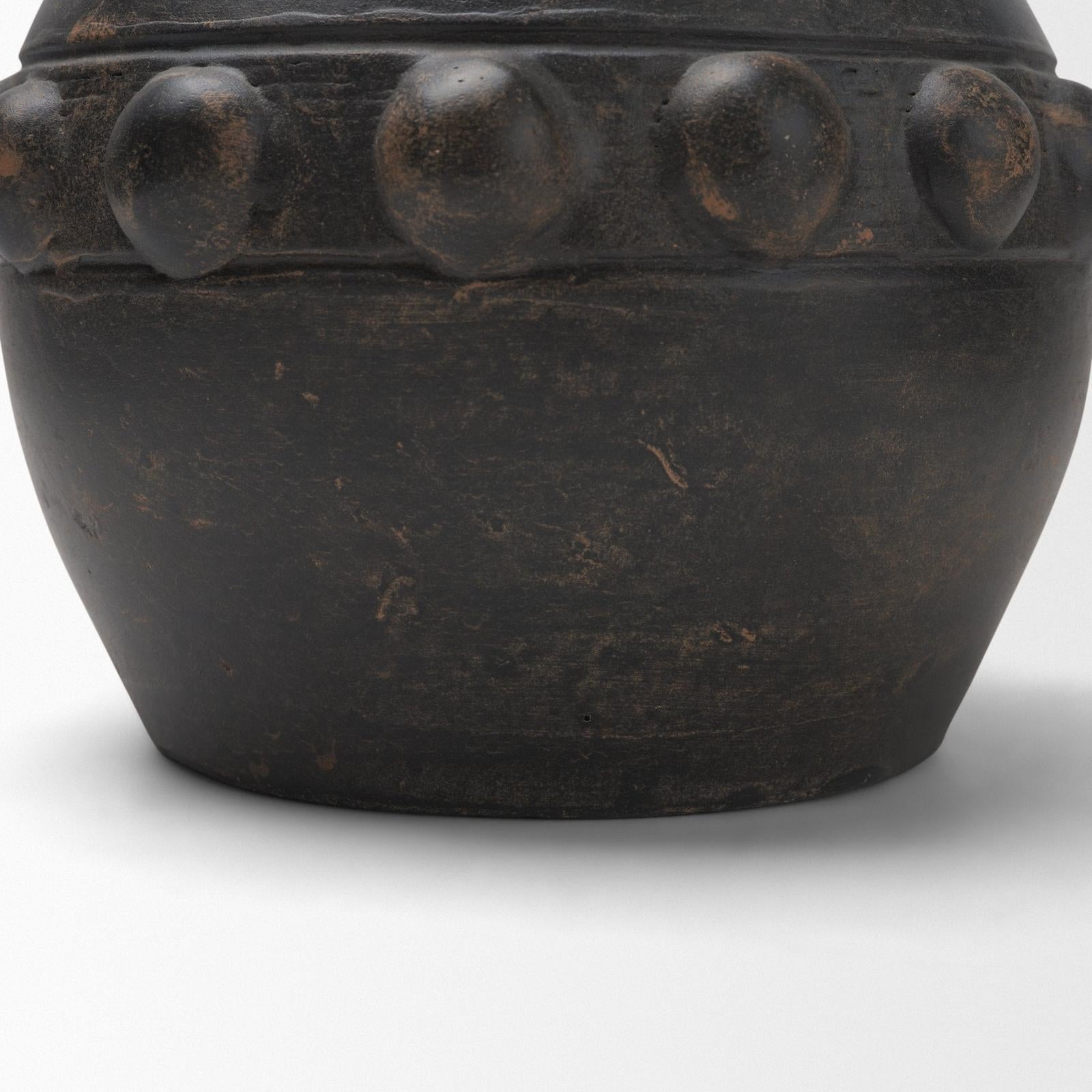 Mercana Douro Earthy Brown Dotted Vase