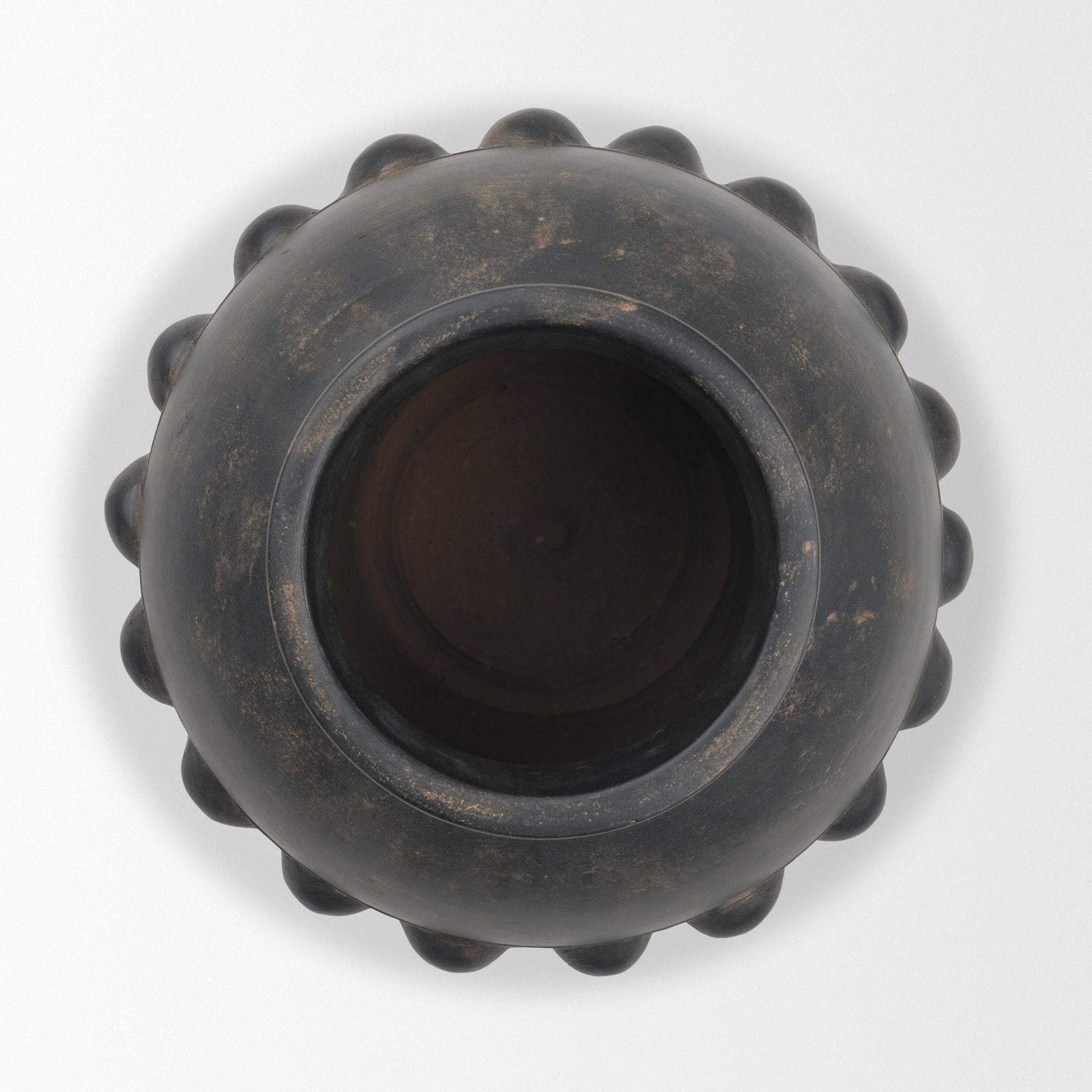 Mercana Douro Earthy Brown Dotted Vase