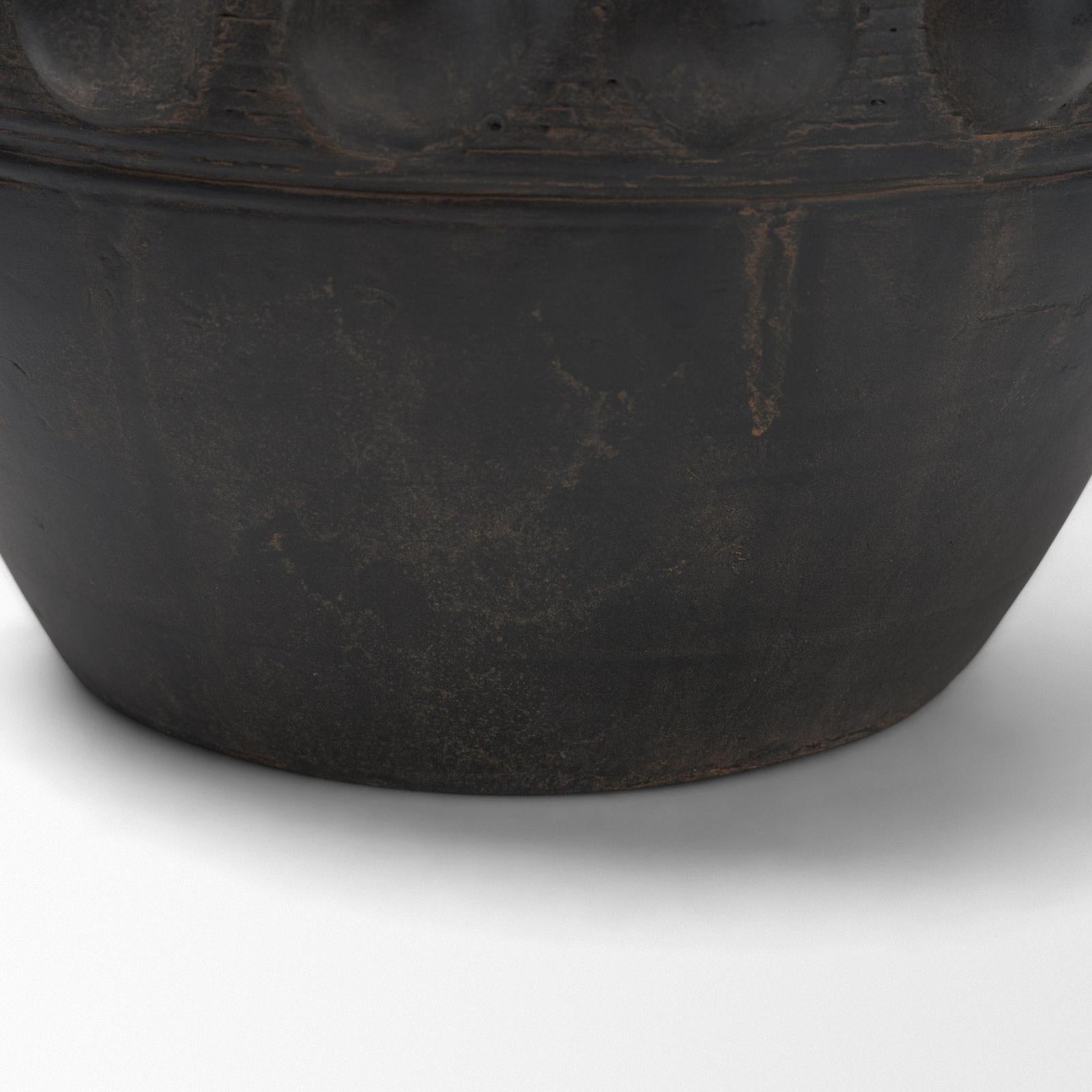 Mercana Douro Earthy Brown Dotted Vase