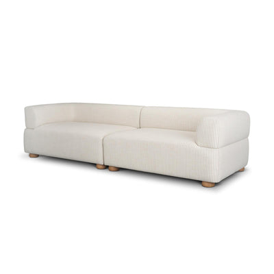 Mercana Warner Stripe 2 Piece Sofa Set