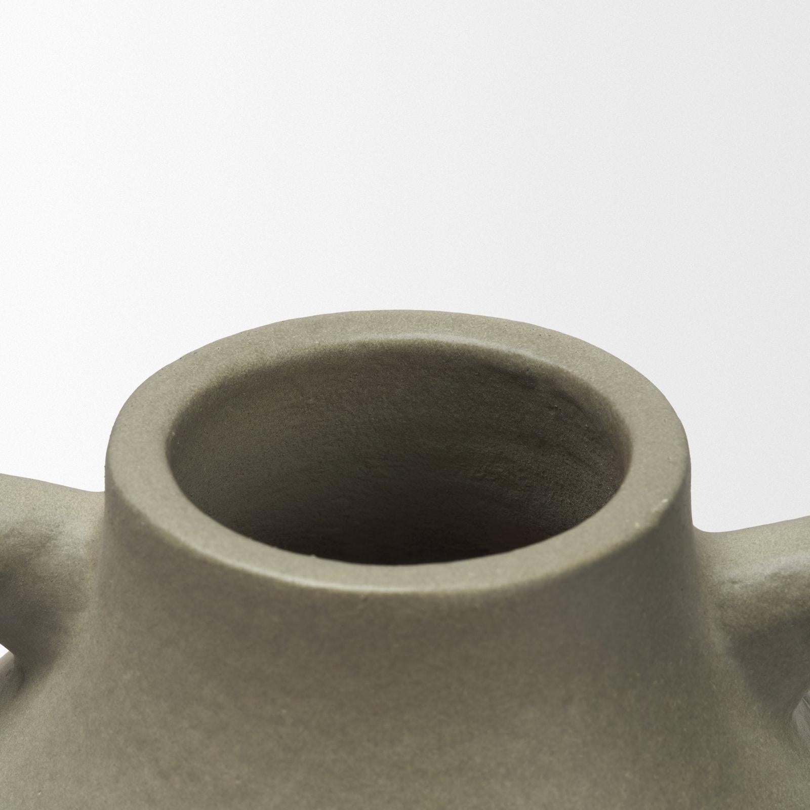 Mercana Cantara Sage Green Ceramic Milk Jug w/ Handles