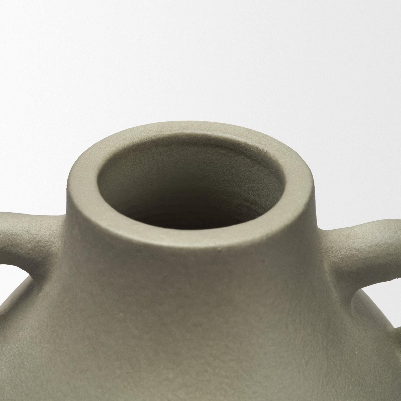 Mercana Cantara Sage Green Ceramic Milk Jug w/ Handles