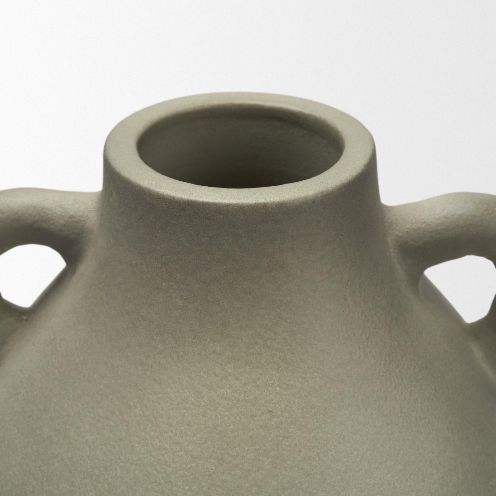 Mercana Cantara Sage Green Ceramic Milk Jug w/ Handles