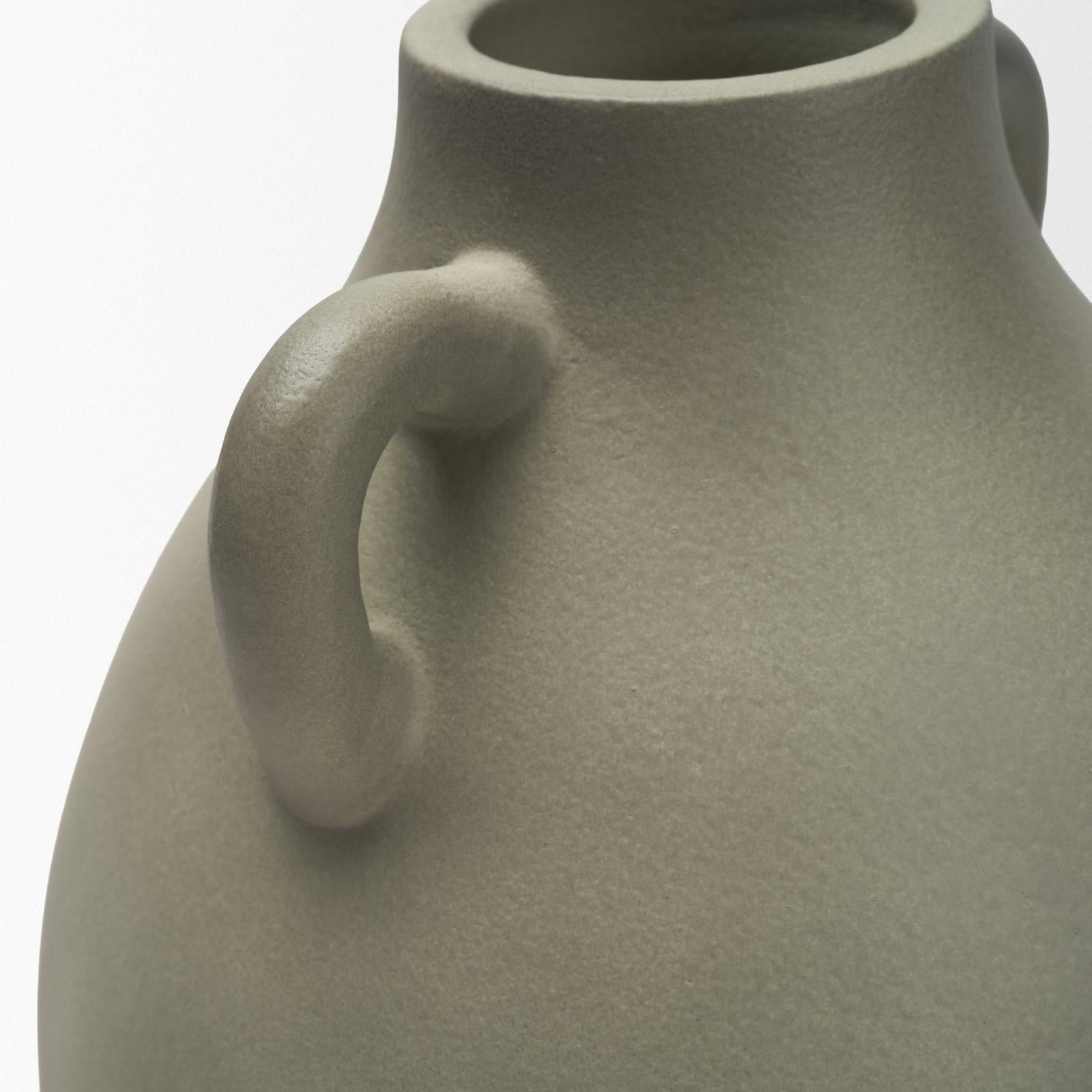 Mercana Cantara Sage Green Ceramic Milk Jug w/ Handles